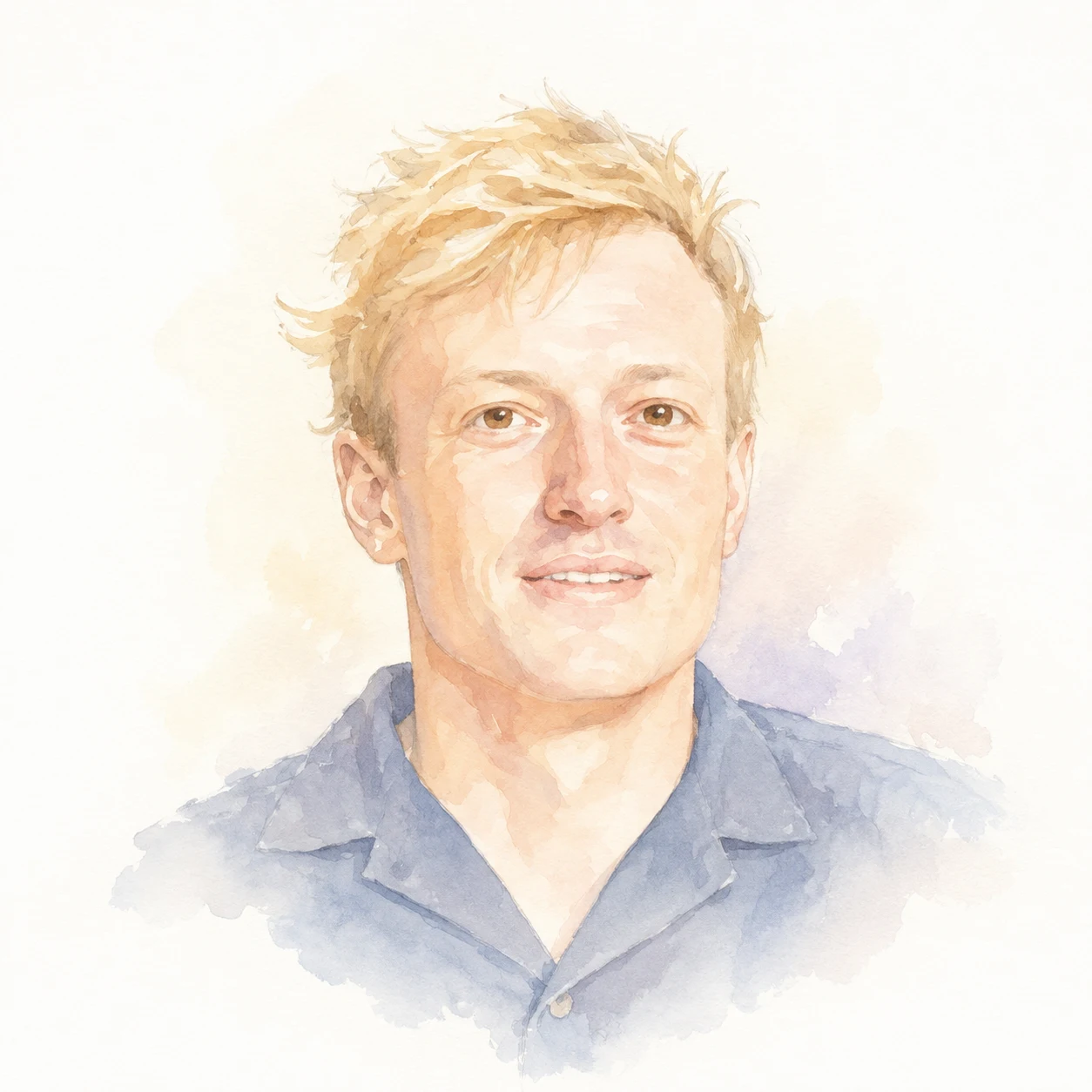 Adam, Founder and Strategy Lead, illustrated portrait